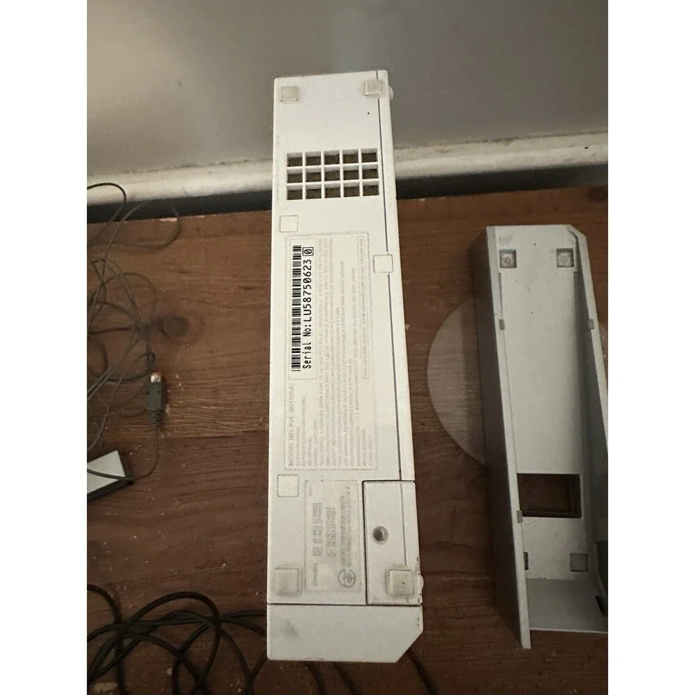 Nintendo Wii Console RVL-001 With Accessories Games and More Untested!!!!